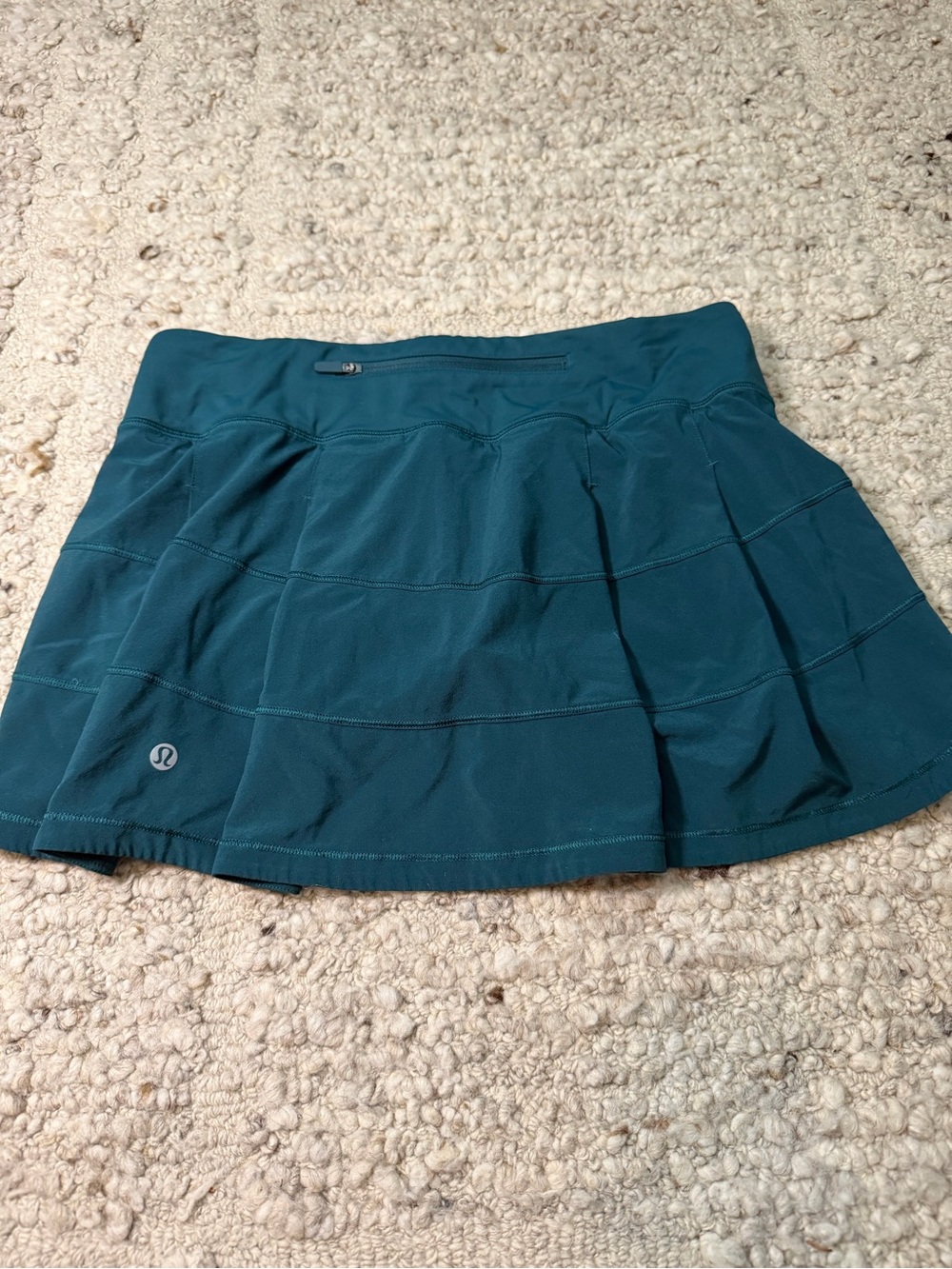 Lululemon Teal Athletic Skort - Solid Activewear Bottom - Picture 2 of 4